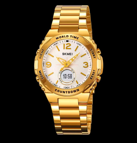 SKMEI 2310 Stainless steel Reloj Hombre Waterproof Electronic Watch