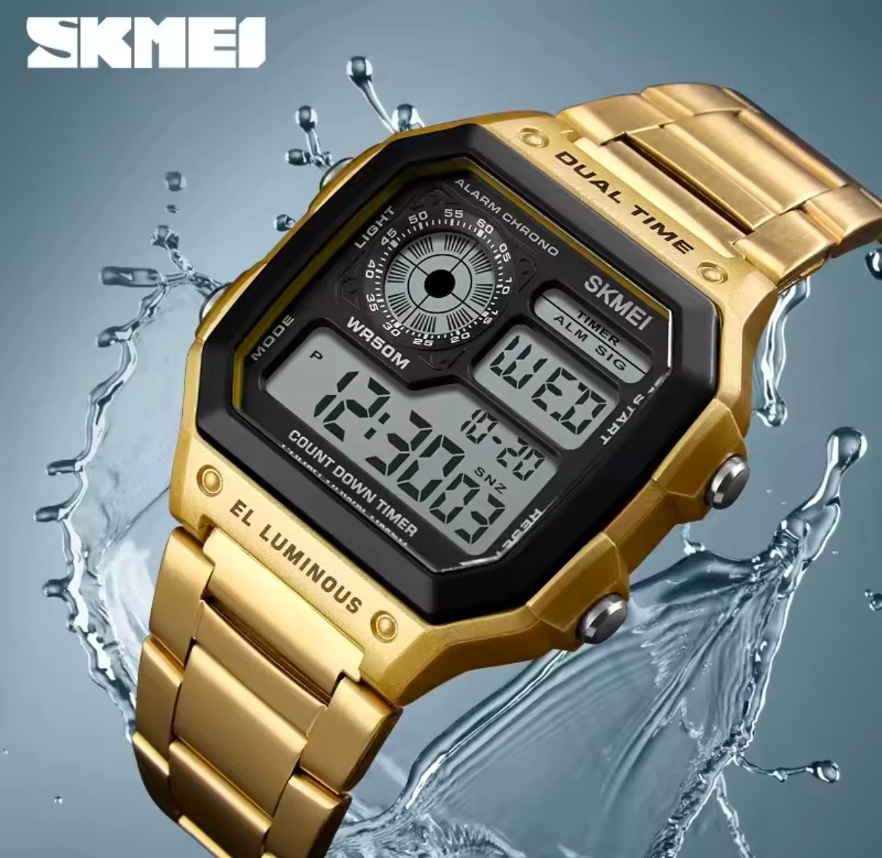 Men’s Sports Military Digital Watch Waterproof