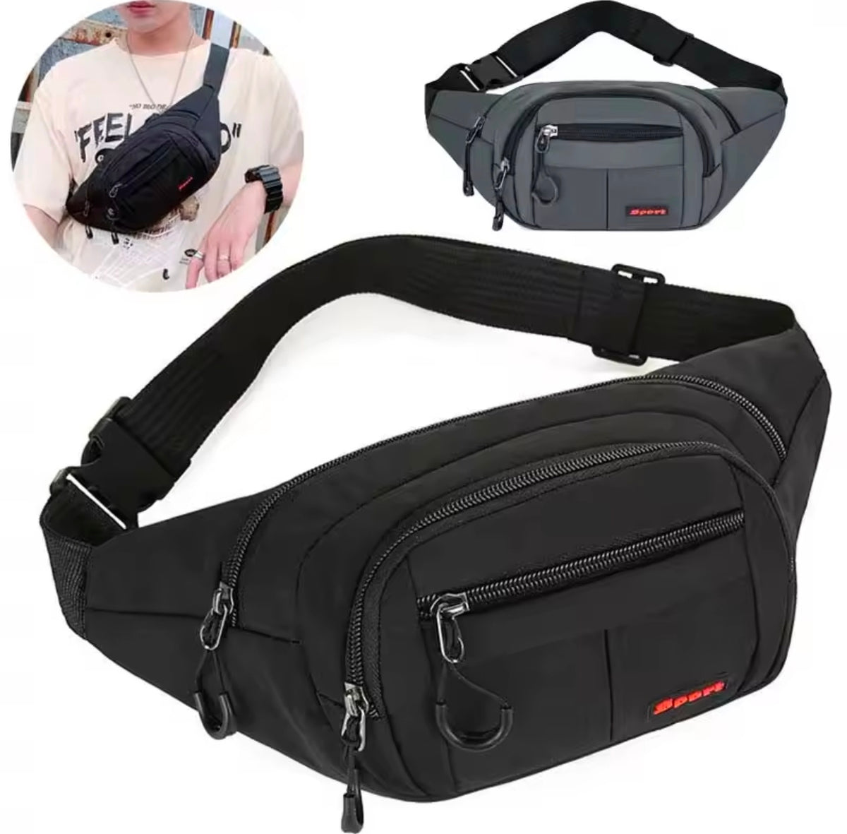 New Waist Bag For Travel Riding Motorcycle Running Jogging