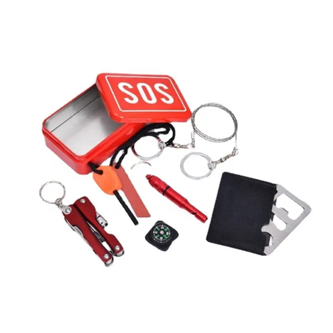6 in 1 SOS survival tool kit