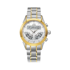 Muslim Alfajar Dual Time Stainless steel Watch