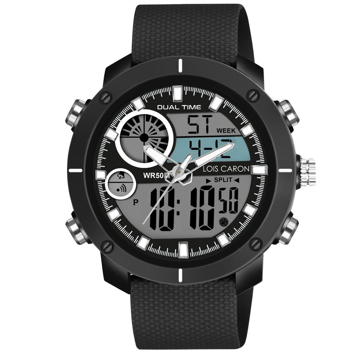 Power 1361 Hombres Reloj Digital Movement 50m Waterproof
Watch