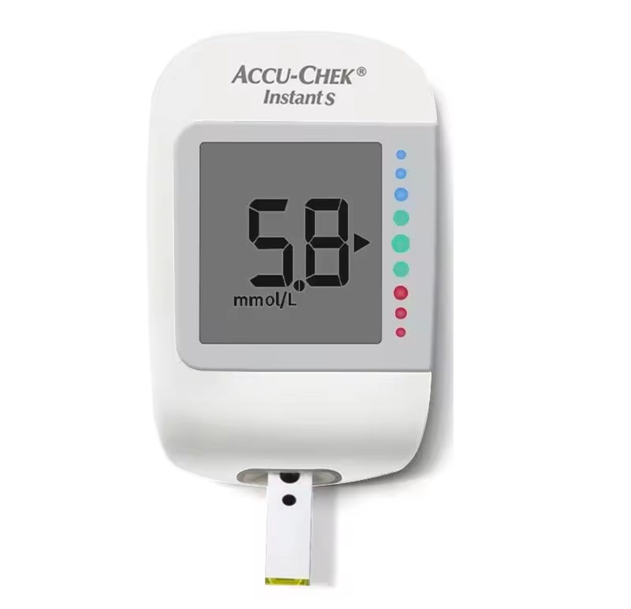 Accu-Chek Instant S Blood Glucose Monitor – Digital Sugar Test Machine with Fast 4-Second Results