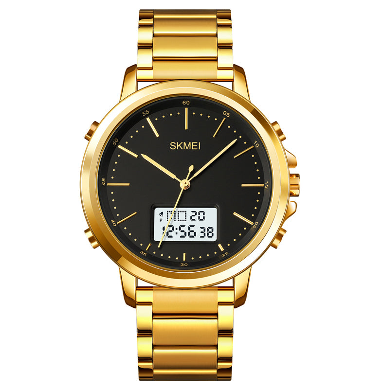 Skmei 1652 Dual Time Stainless steel Watch