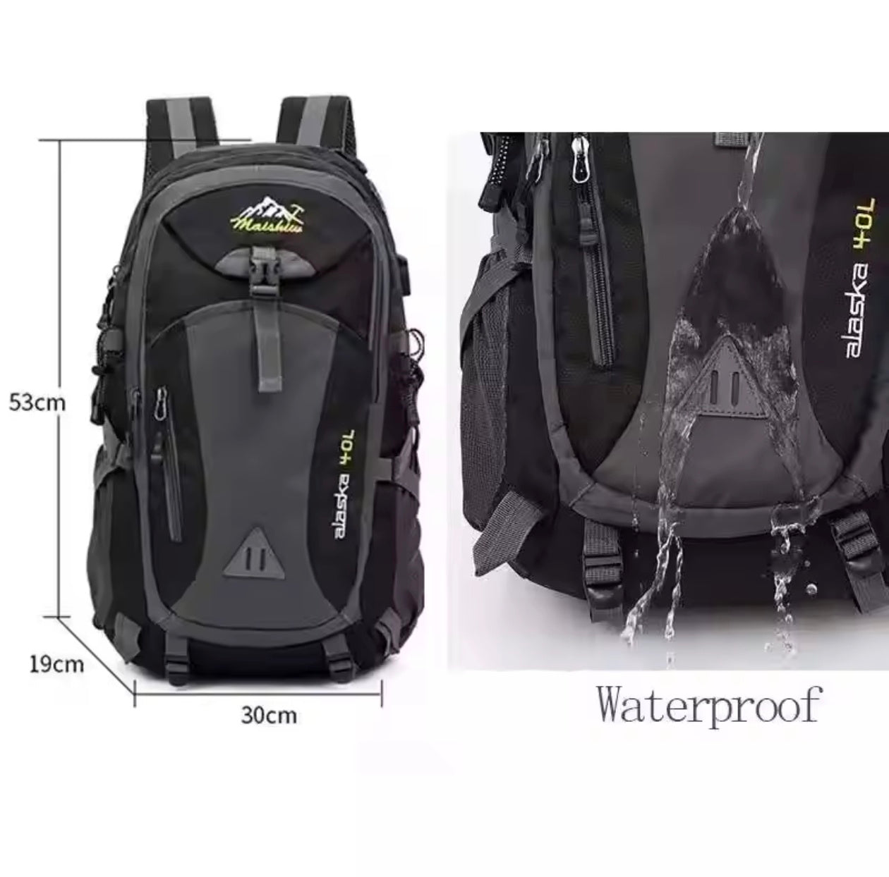 Multifunctional Backpack Men Women Fashion Backpack for traveling hiking camping university