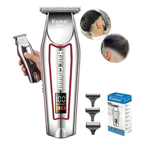 Kemei Cordless T-Blade  Hair Clipper Trimmer