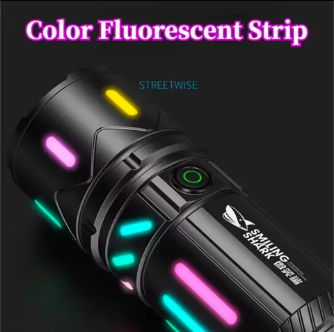 Xbalog Long Range Flash light & Power Bank Rechargeable