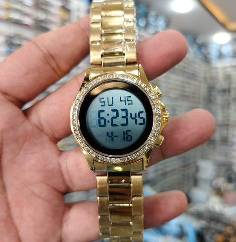 Alsalah Dimond MUSLIM azan Design Digital Waterproof Watch