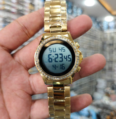 Alsalah Dimond MUSLIM azan Design Digital Waterproof Watch