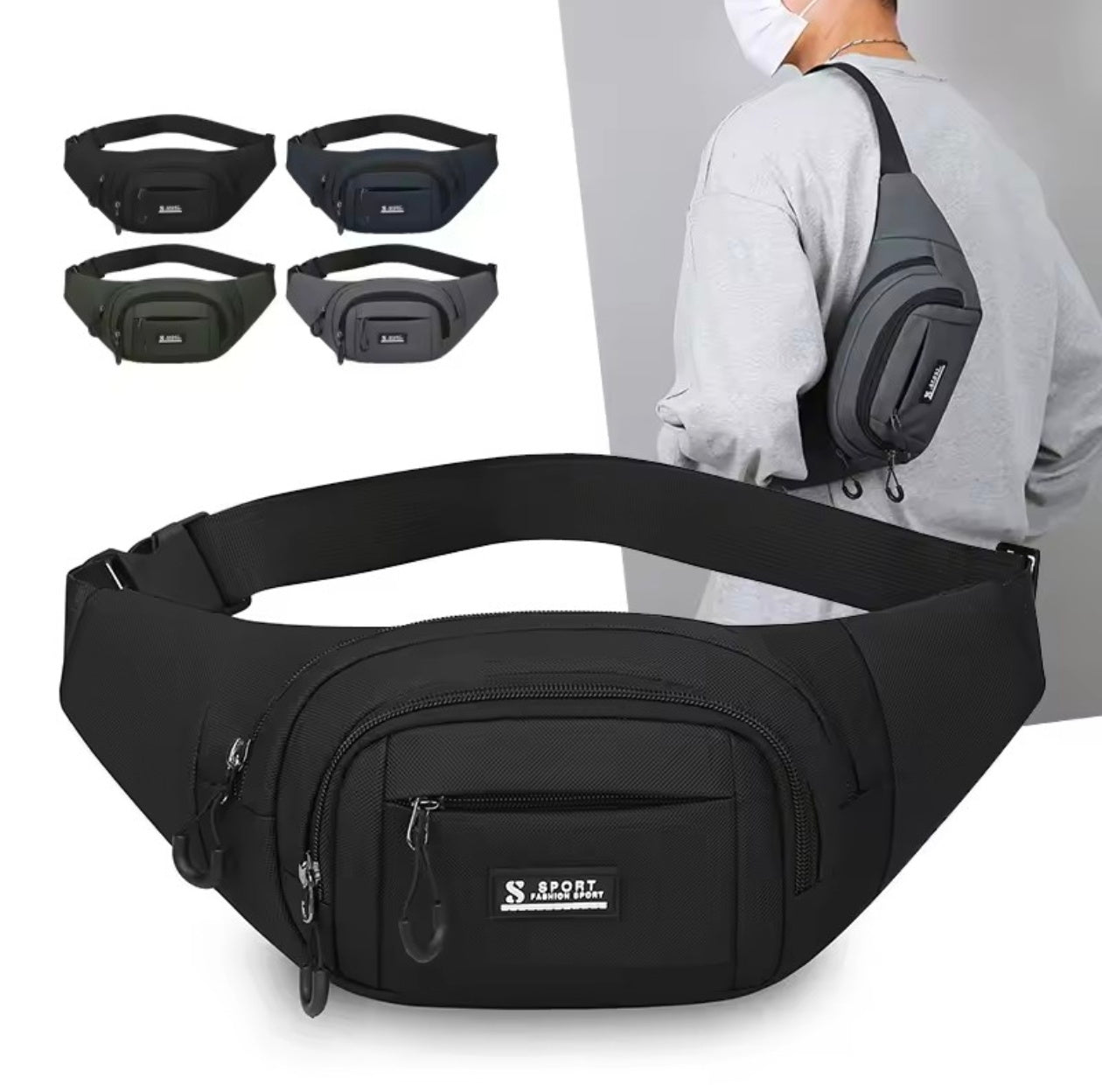 Multifunctional Anti Theft Ultra Thin Invisible Fanny Pack - Traveler waistbag