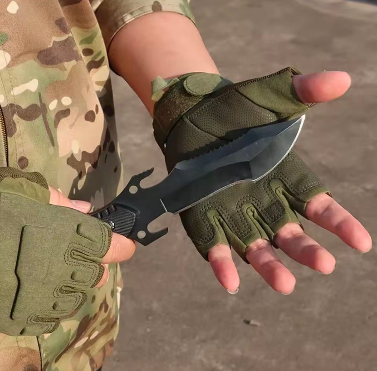 Tactical Hunting Half Finger Sports Gloves for climbing Cycling