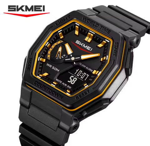 SKMEI Creative Cool 4 Time Display Countdown Digital Sport Watch