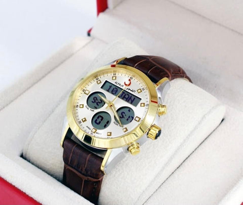 Alfajar Unique Dual Time Original Watch In good Price