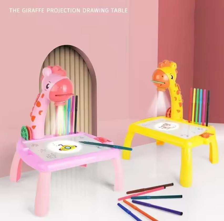 Children's Giraffe Projection Art Drawing Table Toy Children's Drawing Board