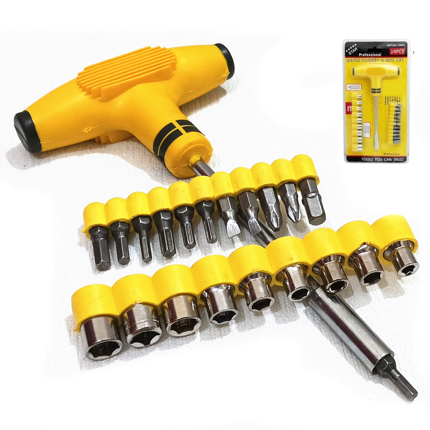 24 in 1 Professional Tools -T Shape Screwdriver
Set JL-1080 Batch Head Ratchet Pawl Socket
Spanner Hand Tools | 24pcs Multifunction
repair opening tool kit