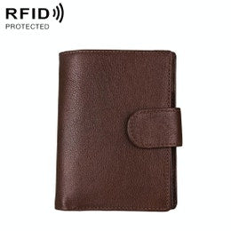 Men's Genuine Leather Wallet Coin Purse Card Case Mens Vintage Trifold Wallets