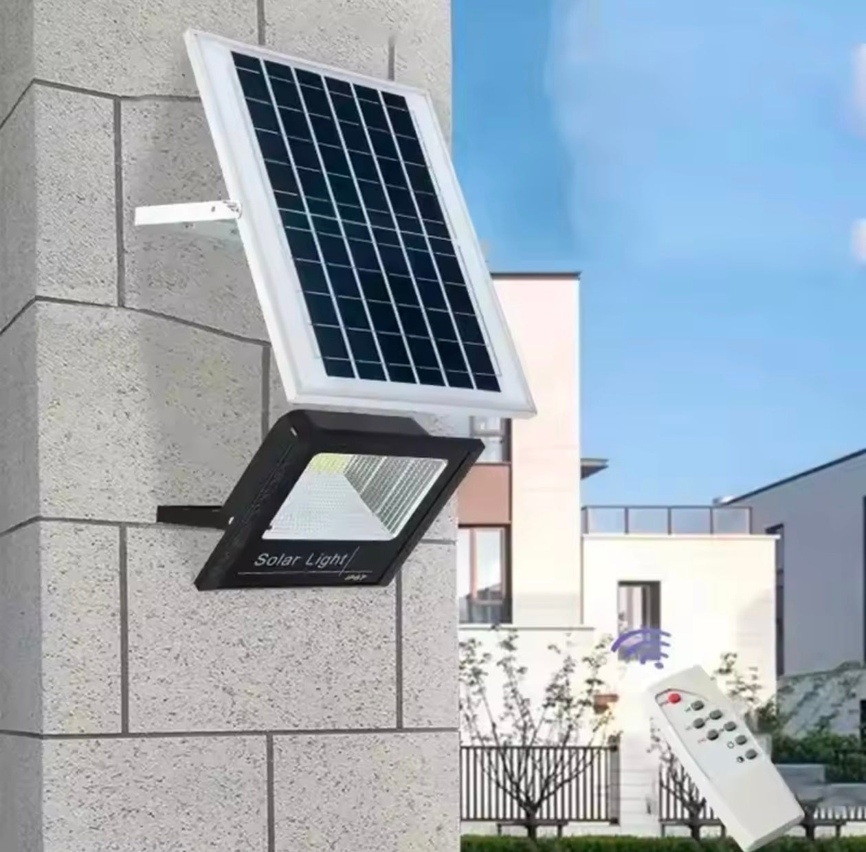 Solar Light Outdoor IP67 Waterproof Reflector with solar panel
