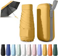 Mini Ultra Light Umbrella Double Stitching Folding Umbrella Wind proof Waterproof