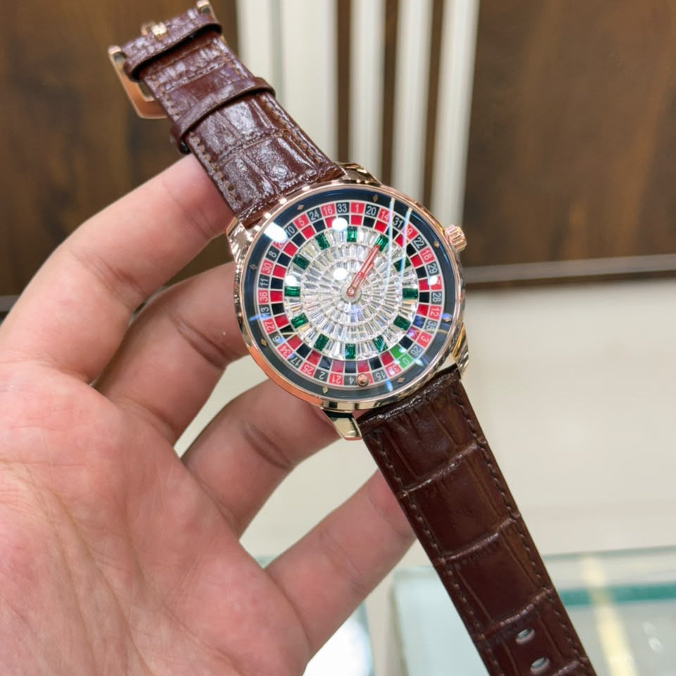 Roulette Wheel Automatic Watches for Men, Roulette Watch