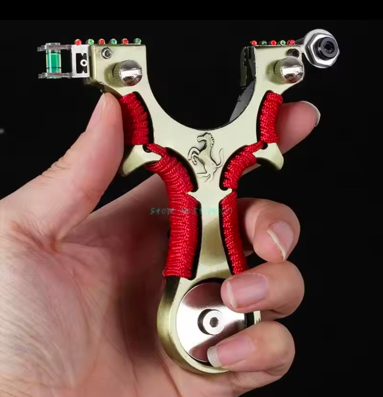 Alloy Slingshot With Laser Sight