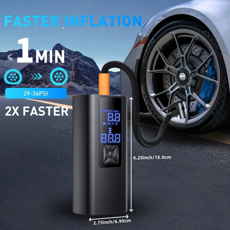 Lot Imported Rechargeable Wireless Air Pump and Powerbank