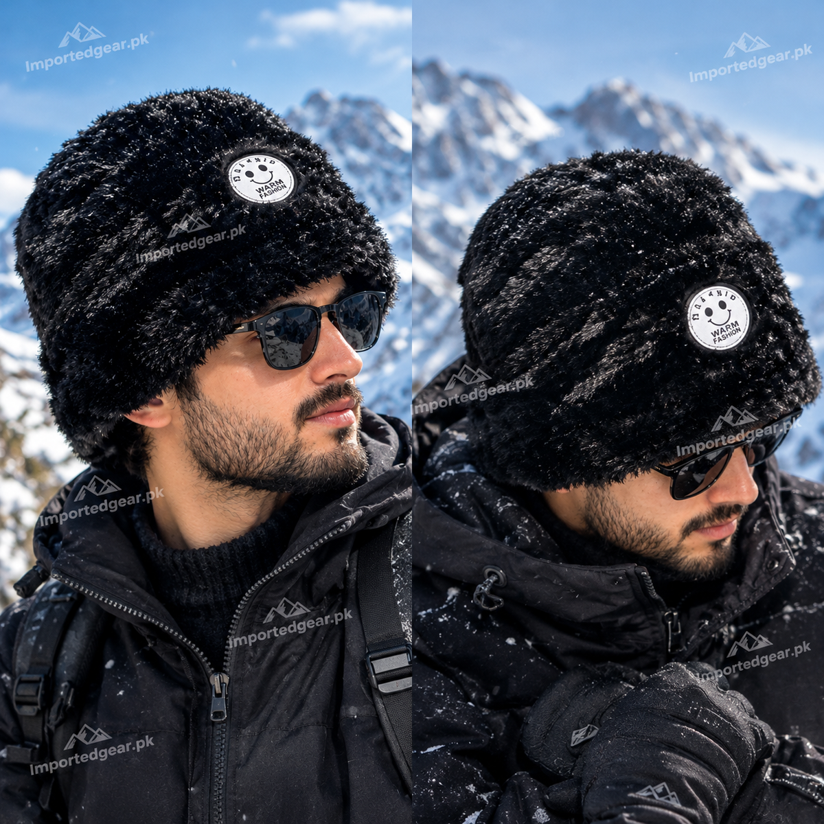 SnowPeak Premium Thermal Fur Cap Winter Cap for Men & Women