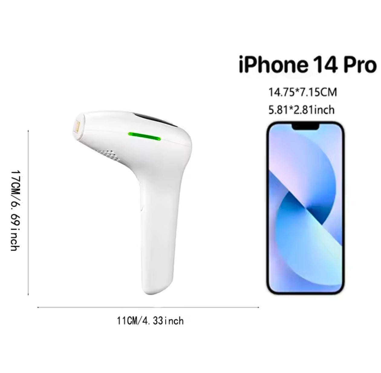 IPL Permanent Laser Hair Removal device for Men and Women Full Body