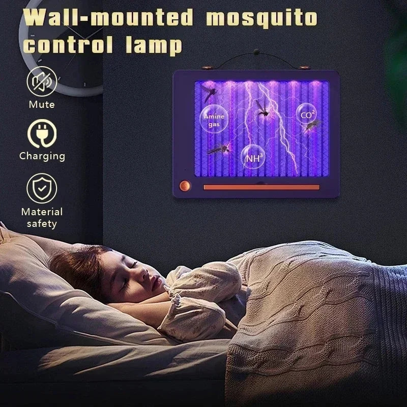 Solar Powered Mosquito Killing Lamp Solar Bug Zappers with Camping Light
