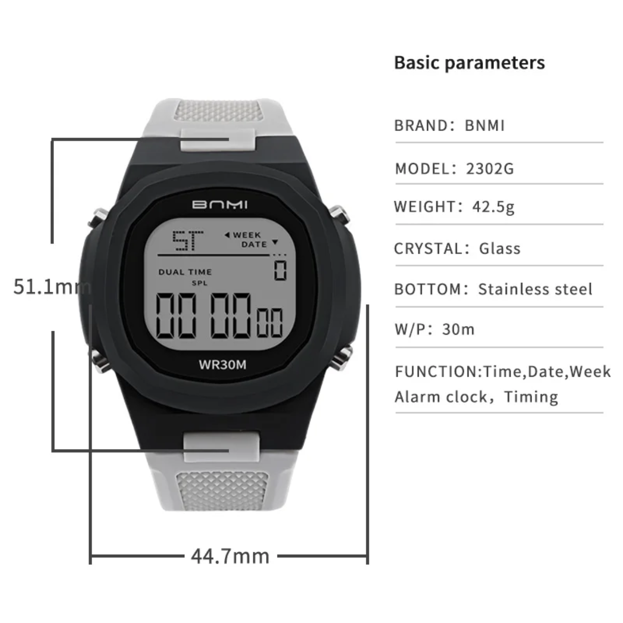 BNMI power Luxury Military Fashion  Water proof watch