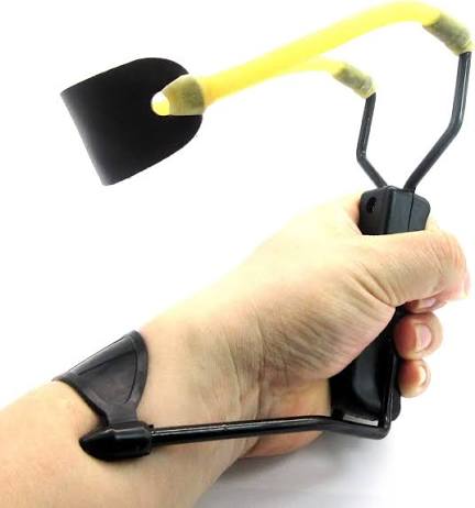 2 in 1 Brass Knuckle & Slingshot High Quality