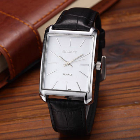 Wwoor Elegant style Quartz Watch Leather Strap