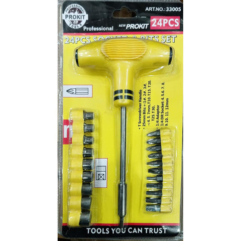 24 in 1 Professional Tools -T Shape Screwdriver
Set JL-1080 Batch Head Ratchet Pawl Socket
Spanner Hand Tools | 24pcs Multifunction
repair opening tool kit