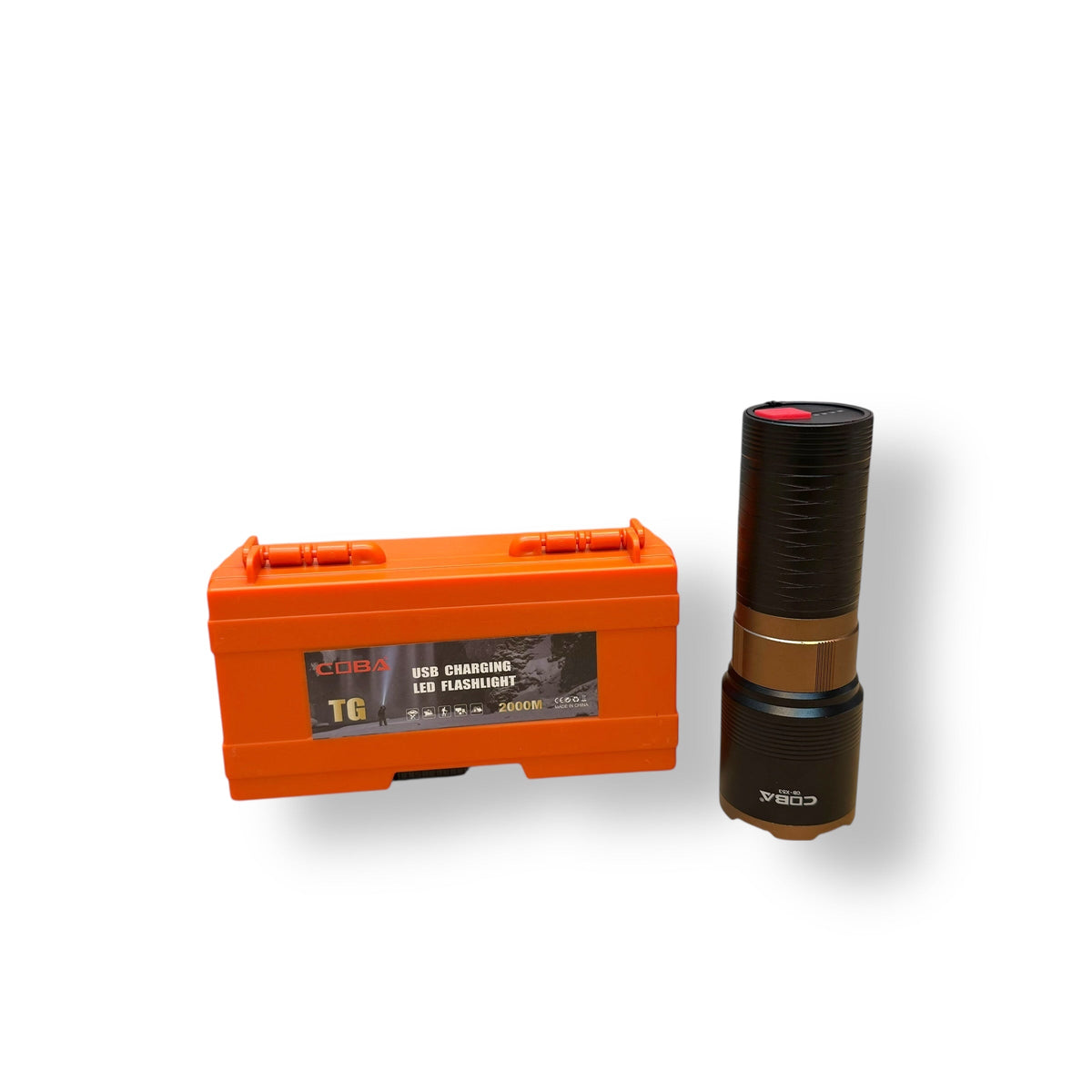 2km LED Laser Zoom Flashlight Lamp Recharge