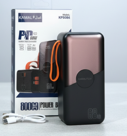 80000mah Super Fast 68w power bank