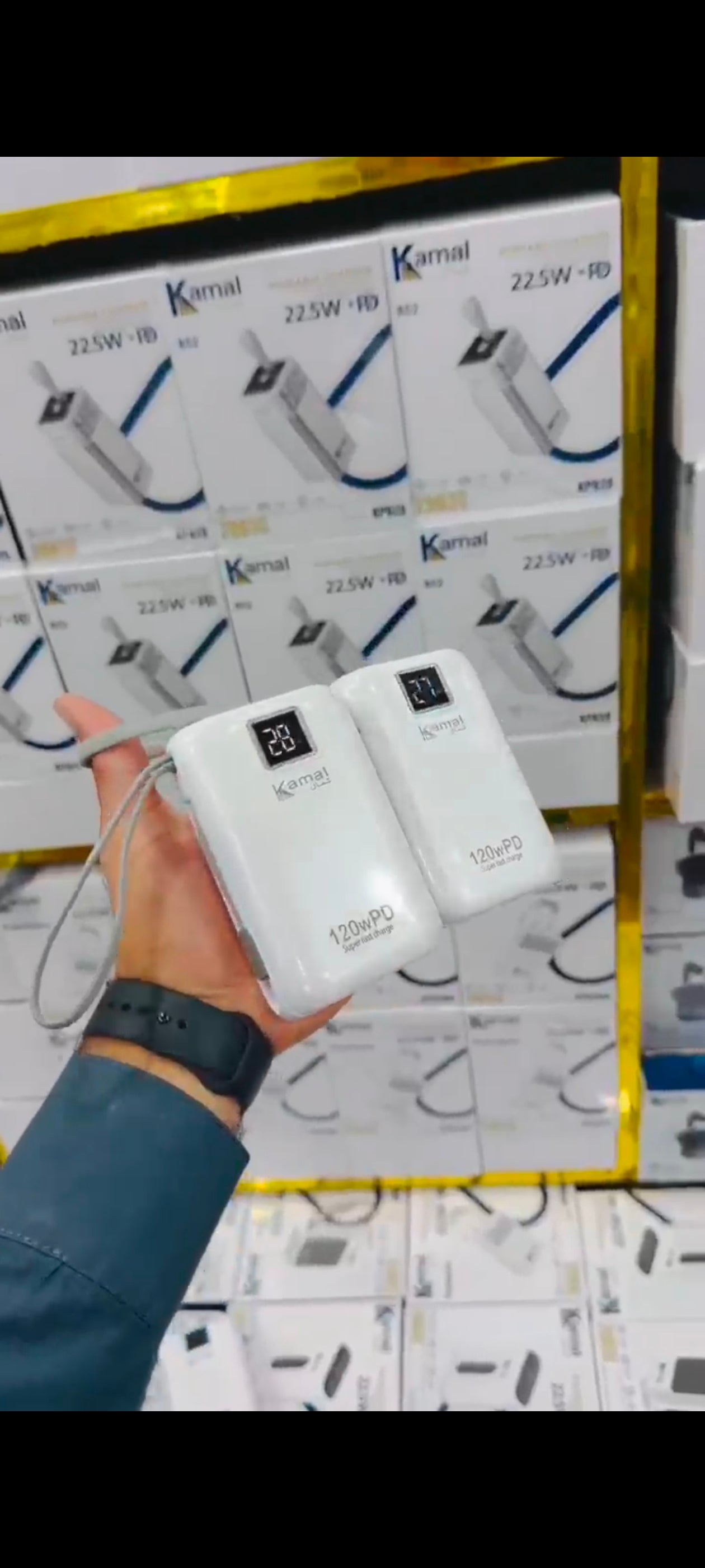 120W 20000mah Ultra Compact Super Fast Charging Power Bank 120W