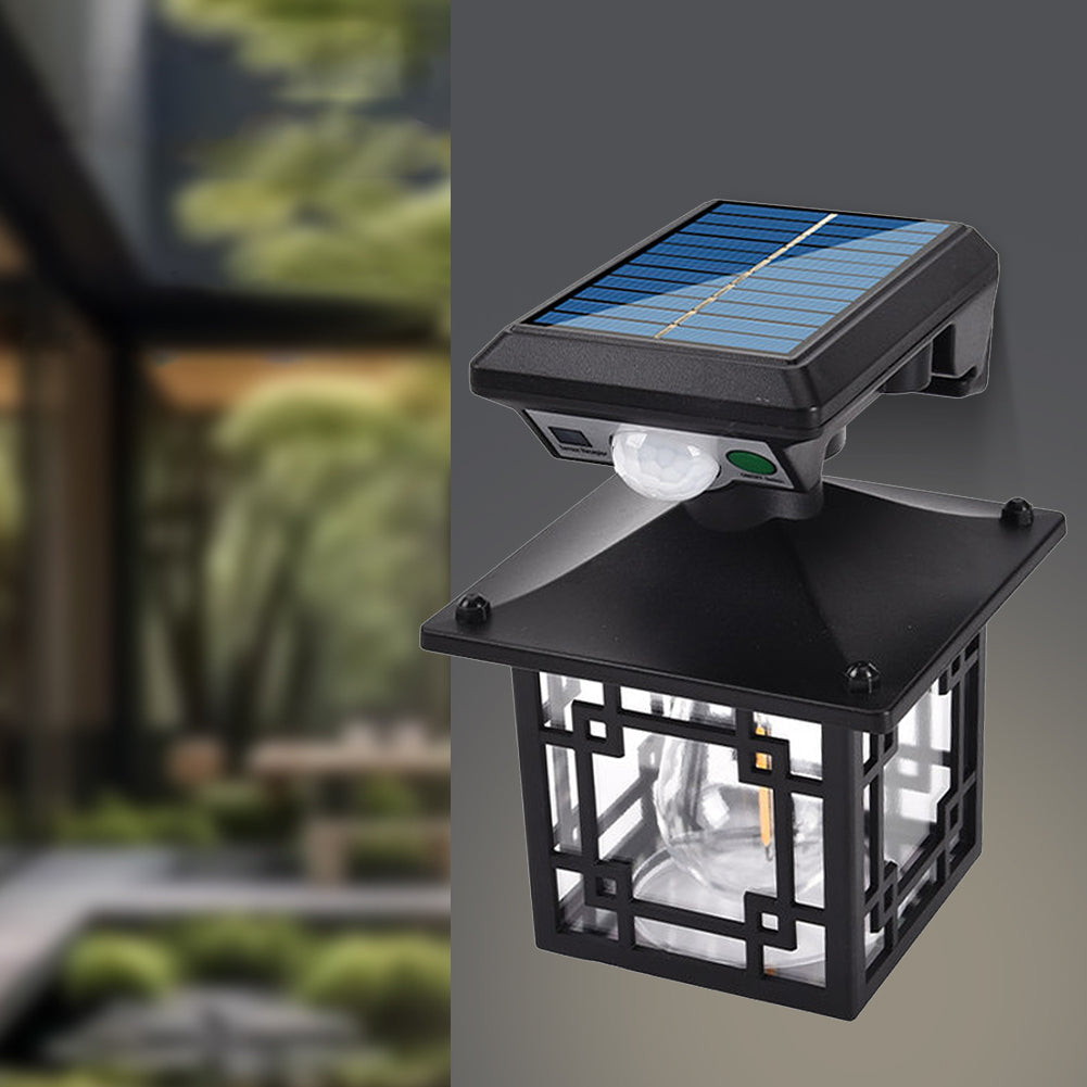 Beautiful Solar Outdoor indoor Light Wall Lamp With Remote Control Motion Sensor