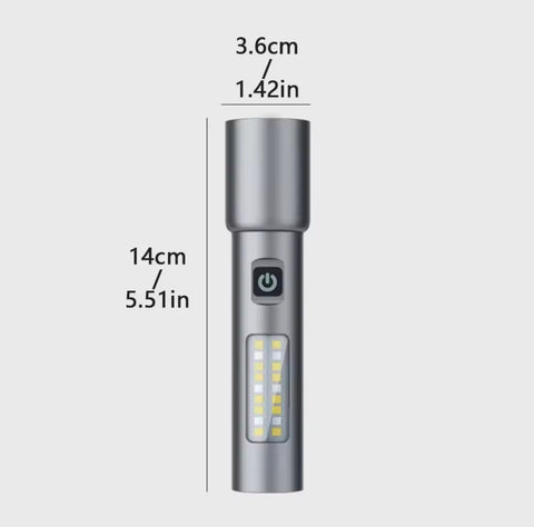 Imported COBA alloy aluminum High beem Led Flashlight CB-W518