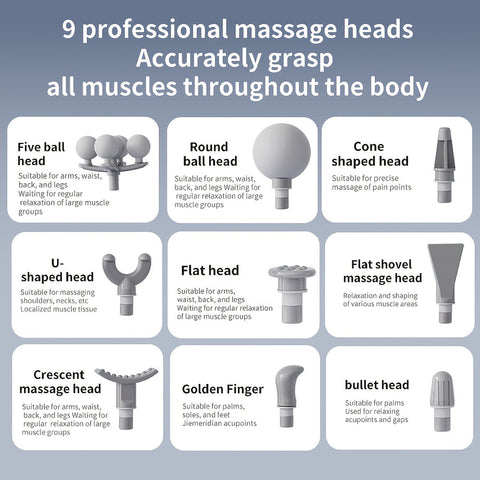 6 in 1 full body Massager  USB Rechargeable