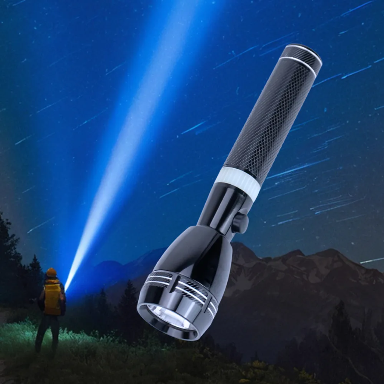 Gepass Rechargeable LED Flash Light - RL201 RL202 RL203 LED Flashlight Light