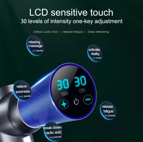 99 Level Massage Gun Deep Body Massager For Muscle Body Neck Massager Electric Fitness Equipment