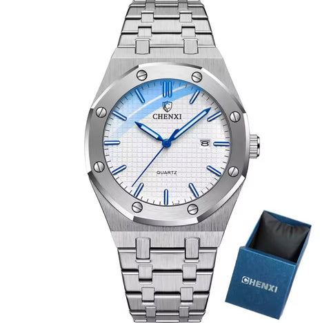 Luminous Stainless Steel Waterproof Men Watch