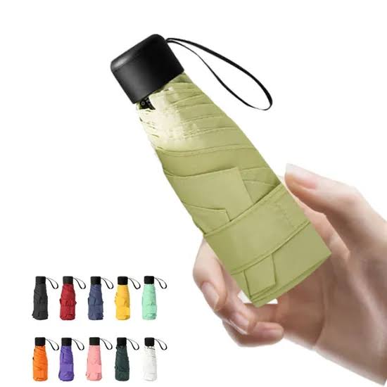 Mini Ultra Light Umbrella Double Stitching Folding Umbrella Wind proof Waterproof