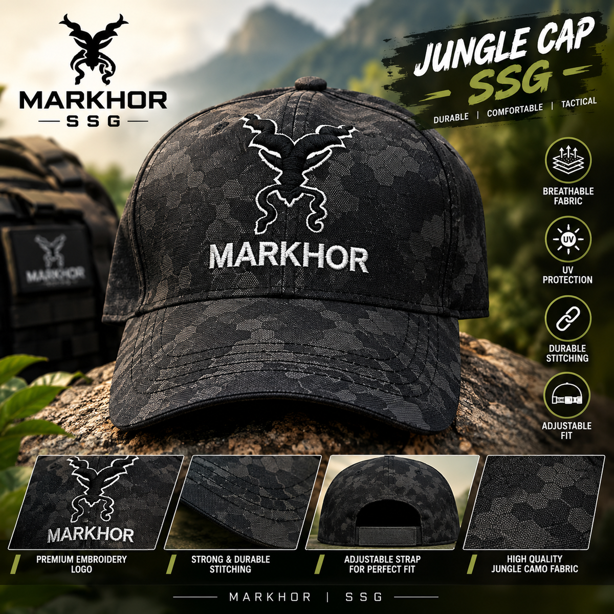 Markhor Army Brand Tactical Cap