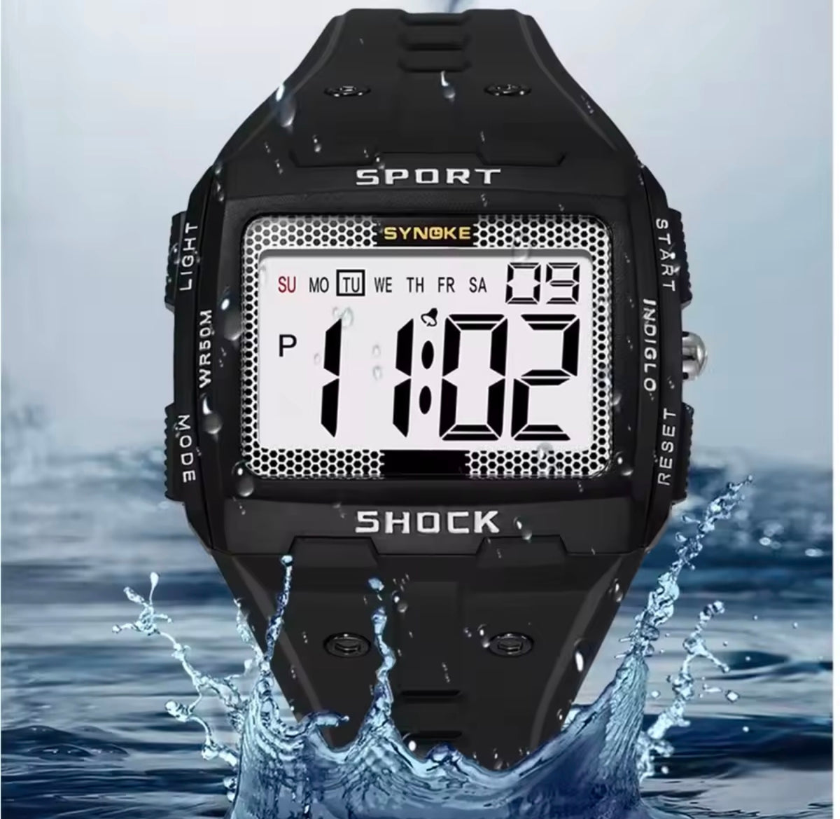 Royal Digital Waterproof Shock Resist Large Screen Outdoor Running Watching