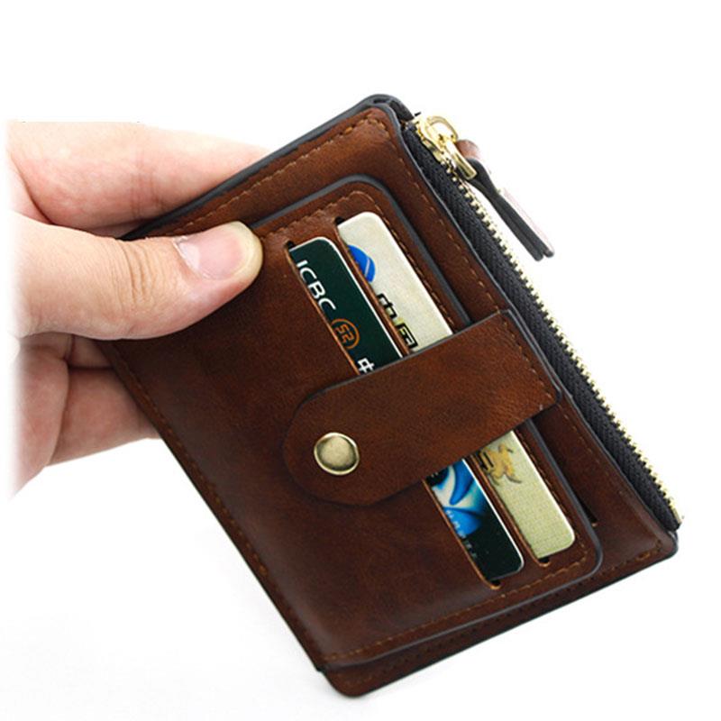 Multifunctional Business card holder For cards cash coin smart wallet