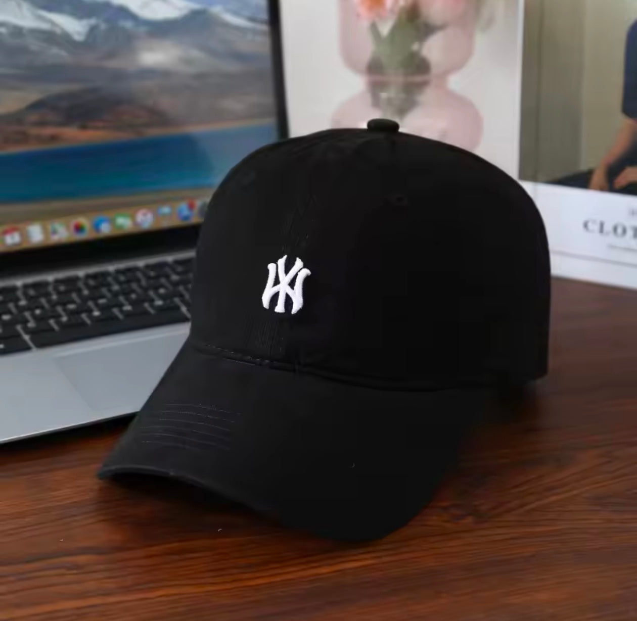 Fashion Letters Embroidery Baseball Sun Hat Unisex Adjustable Cotton