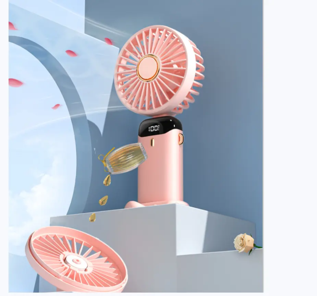 USB Mini Rechargeable Handheld Fan