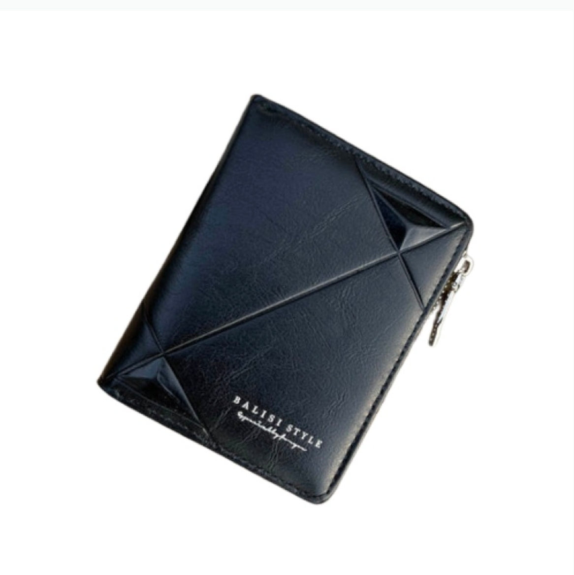 Og Balisi Style Zip Wallet, PU Leather Short pocket Wallet