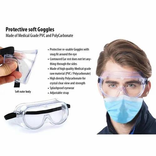 Protective Safety Goggles Glasses