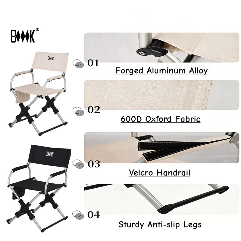 Al haram Lightweight Aluminum Alloy Outdoor Camping Folding Chair